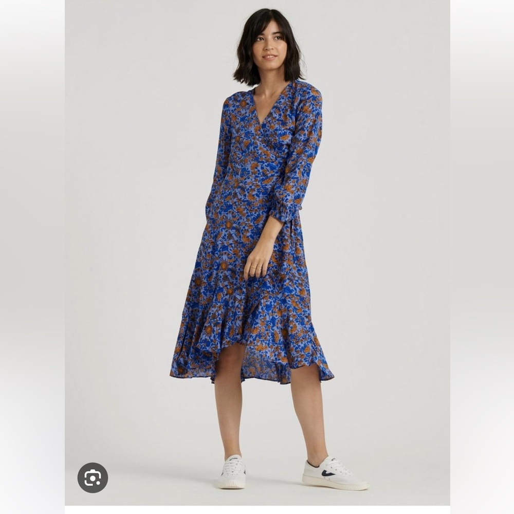 Lucky Brand Karin Wrap Dress with underneathe slip - Size SP